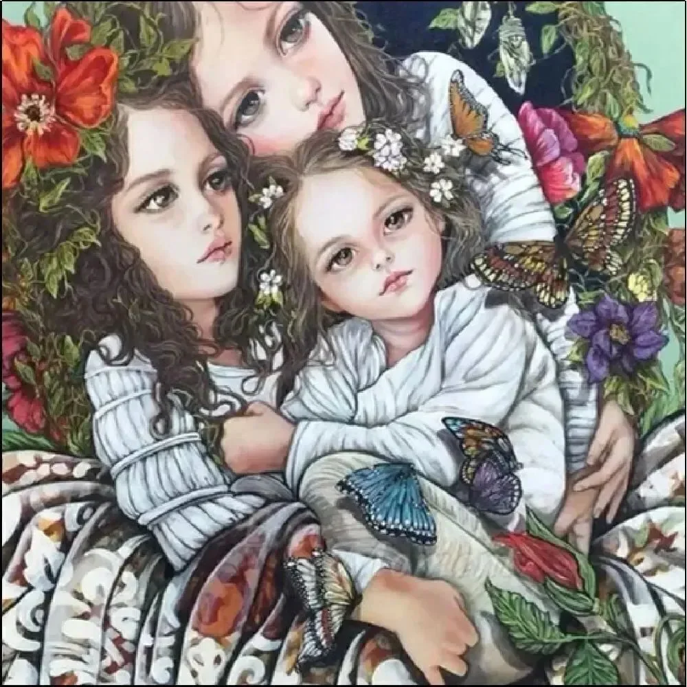 THREE GIRLS Diamond Painting